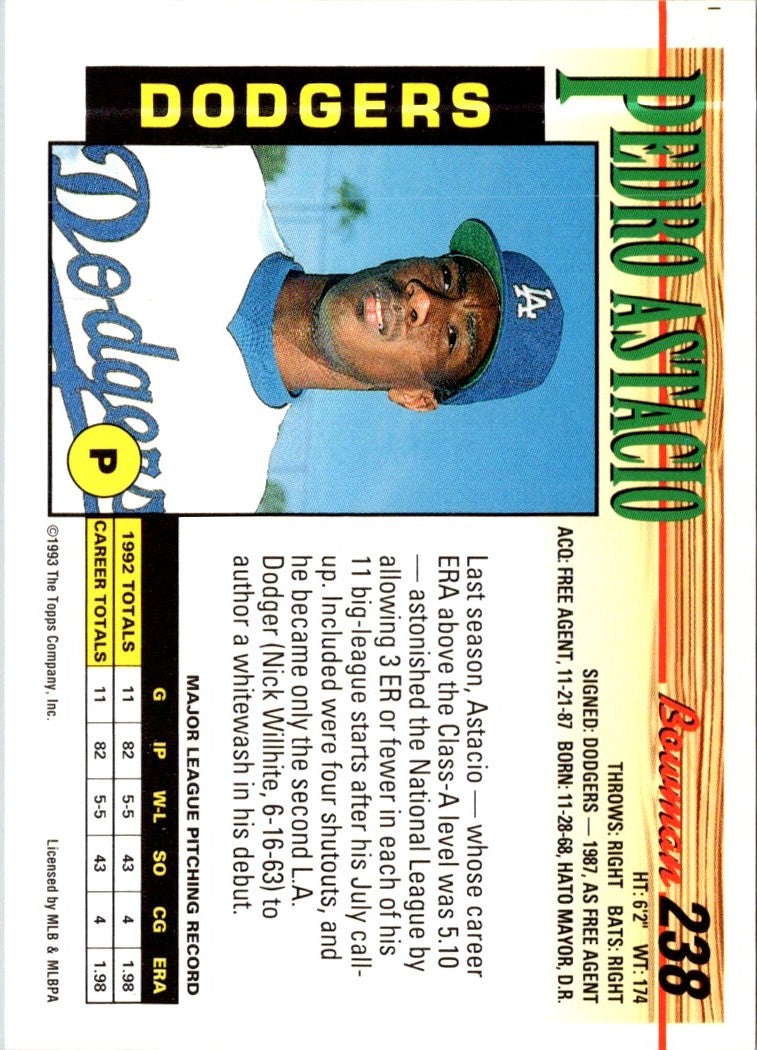 1993 Bowman Pedro Astacio