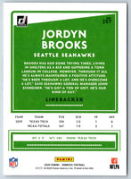 2020 Donruss Jordyn Brooks #257 Rookie