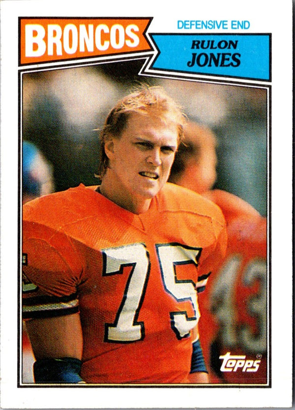 1987 Topps American/UK Rulon Jones #8
