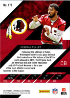 2016 Panini Unparalleled Kendall Fuller #176 Rookie
