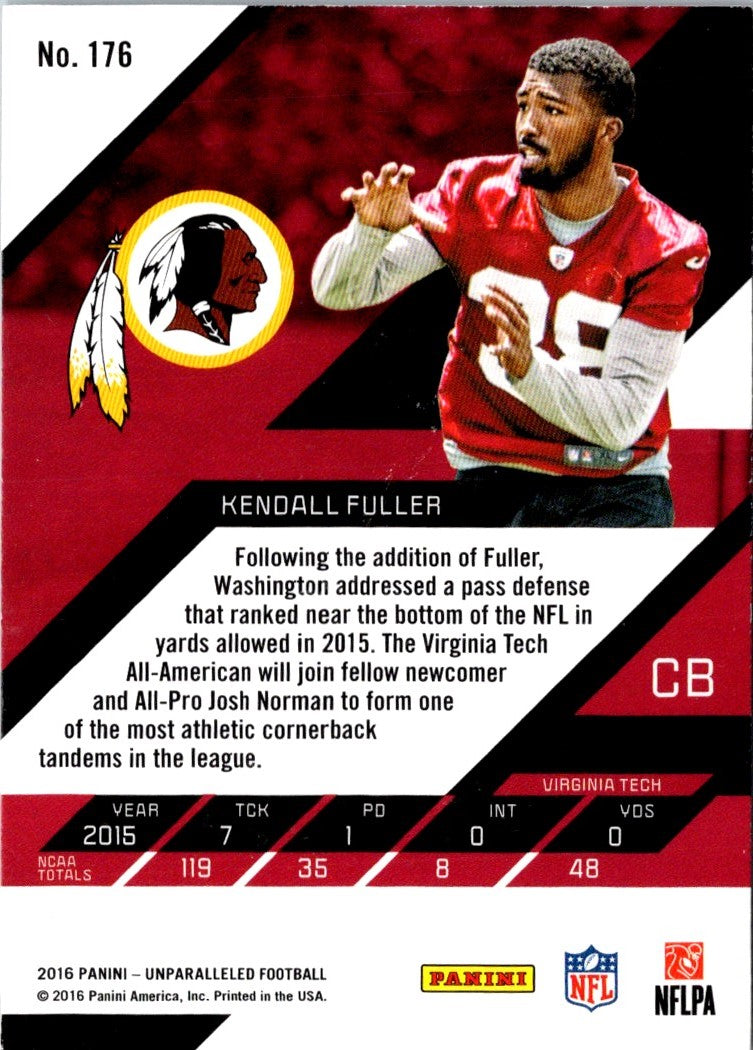 2016 Panini Unparalleled Kendall Fuller