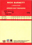 2004 Fleer Tradition Nick Barnett