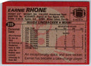 1983 Topps Earnie Rhone