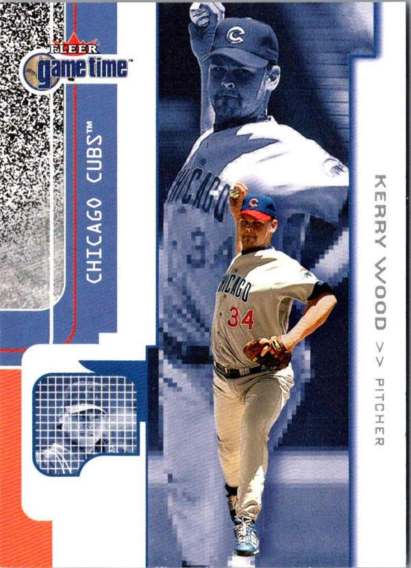 2001 Fleer Game Time Kerry Wood #17