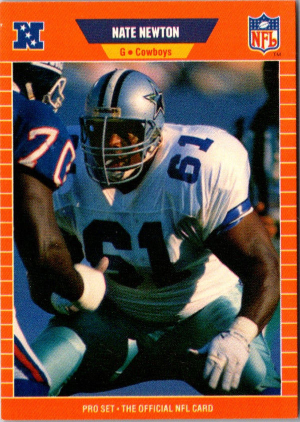 1989 Pro Set Nate Newton #93 Rookie