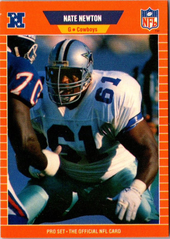 1989 Pro Set Nate Newton #93 Rookie