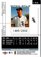 2002 Fleer Genuine Mitch Wylie #106 Rookie 1485/2002