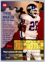 1997 Topps Stadium Club Football Tyrone Wheatley #315