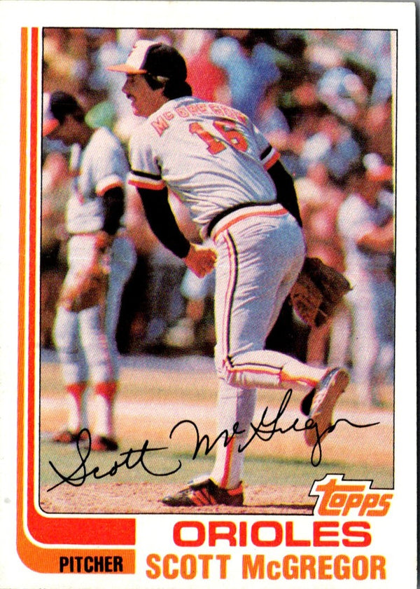 1982 Topps Scott McGregor #617