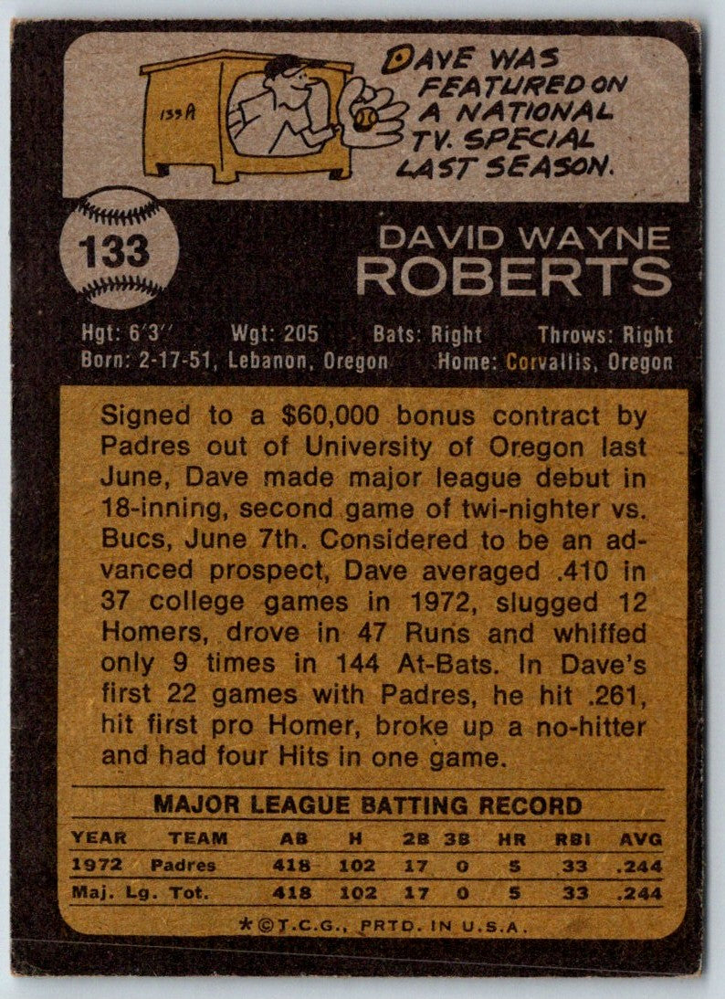 1971 Topps Dave Roberts