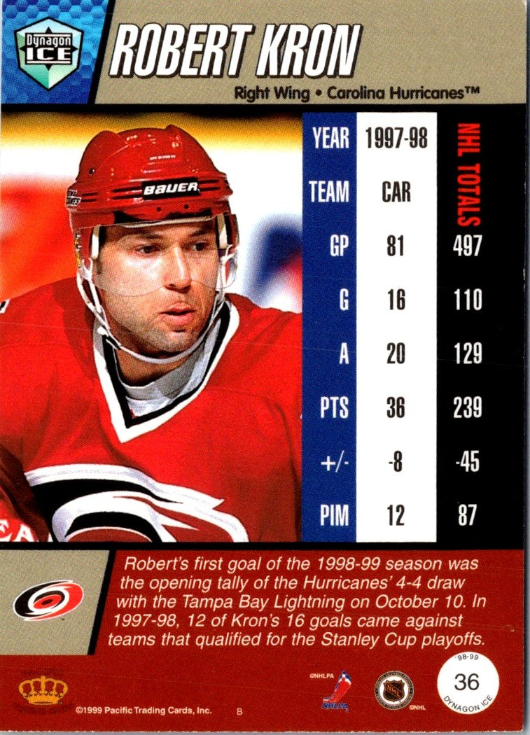 1998 Pacific Dynagon Ice Robert Kron