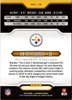 2019 Panini Playbook Ben Roethlisberger #16