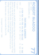 1989 Collegiate Collection North Carolina's Finest Bob McAdoo