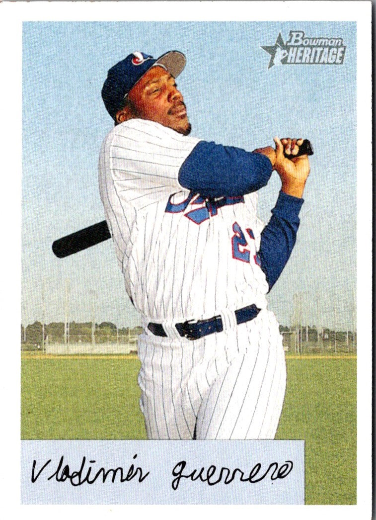 2002 Bowman Heritage Vladimir Guerrero