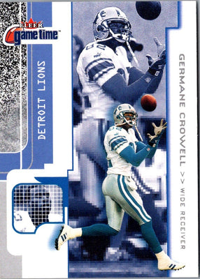 2001 Fleer Game Time Germane Crowell #65