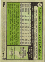 2016 Topps Archives DJ LeMahieu #143