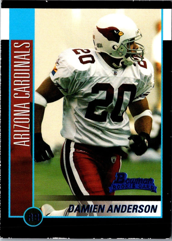 2002 Bowman Damien Anderson #208 Rookie