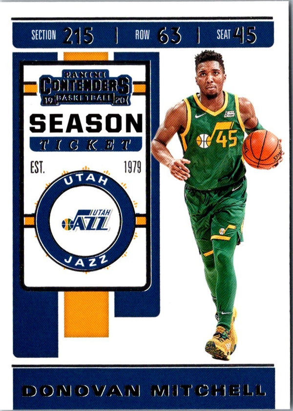 2019 Panini Contenders Donovan Mitchell #31