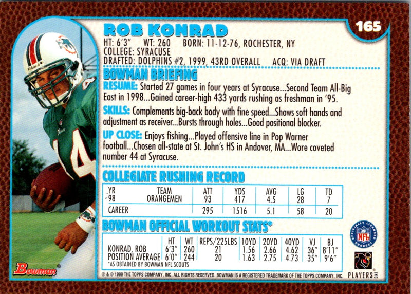 1999 Bowman Rob Konrad