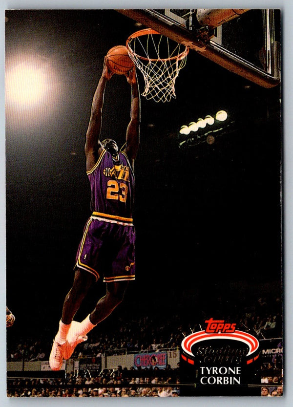 1992 Stadium Club Tyrone Corbin #114