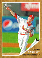 2011 Topps Heritage Minor League Jordan Swagerty #93