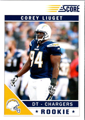 2011 Score Corey Liuget #322 Rookie