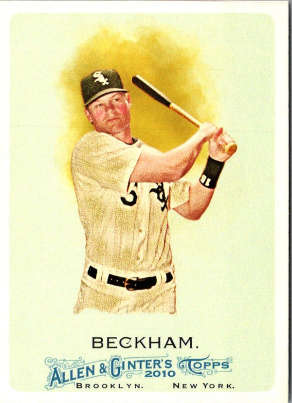 2010 Topps Allen & Ginter Gordon Beckham #180