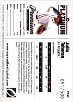 2012 Onyx Platinum Prospects Julio Teheran #PP45 091/500