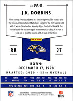 2020 Panini Chronicles J.K. Dobbins #PA-13
