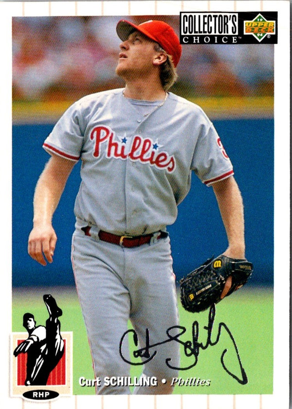 1994 Collector's Choice Curt Schilling #253 Silver Signature