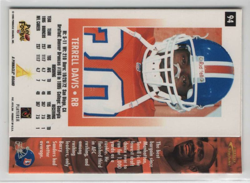 1996 Action Packed Terrell Davis