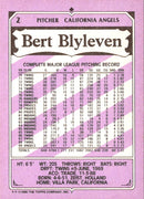 1990 Topps Kay-Bee Kings of Baseball Bert Blyleven