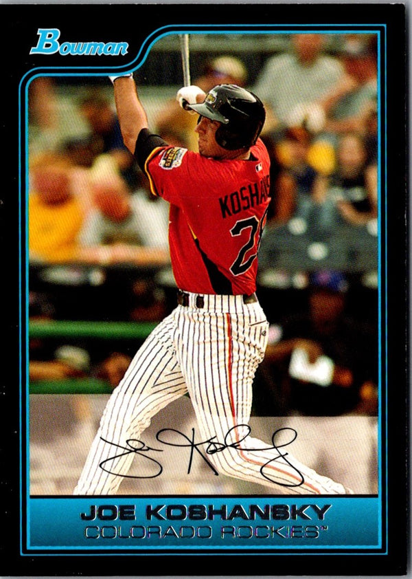 2006 Bowman Chrome Draft Picks & Prospects Futures Game Joe Koshansky #FG25