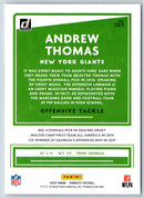 2020 Donruss Andrew Thomas