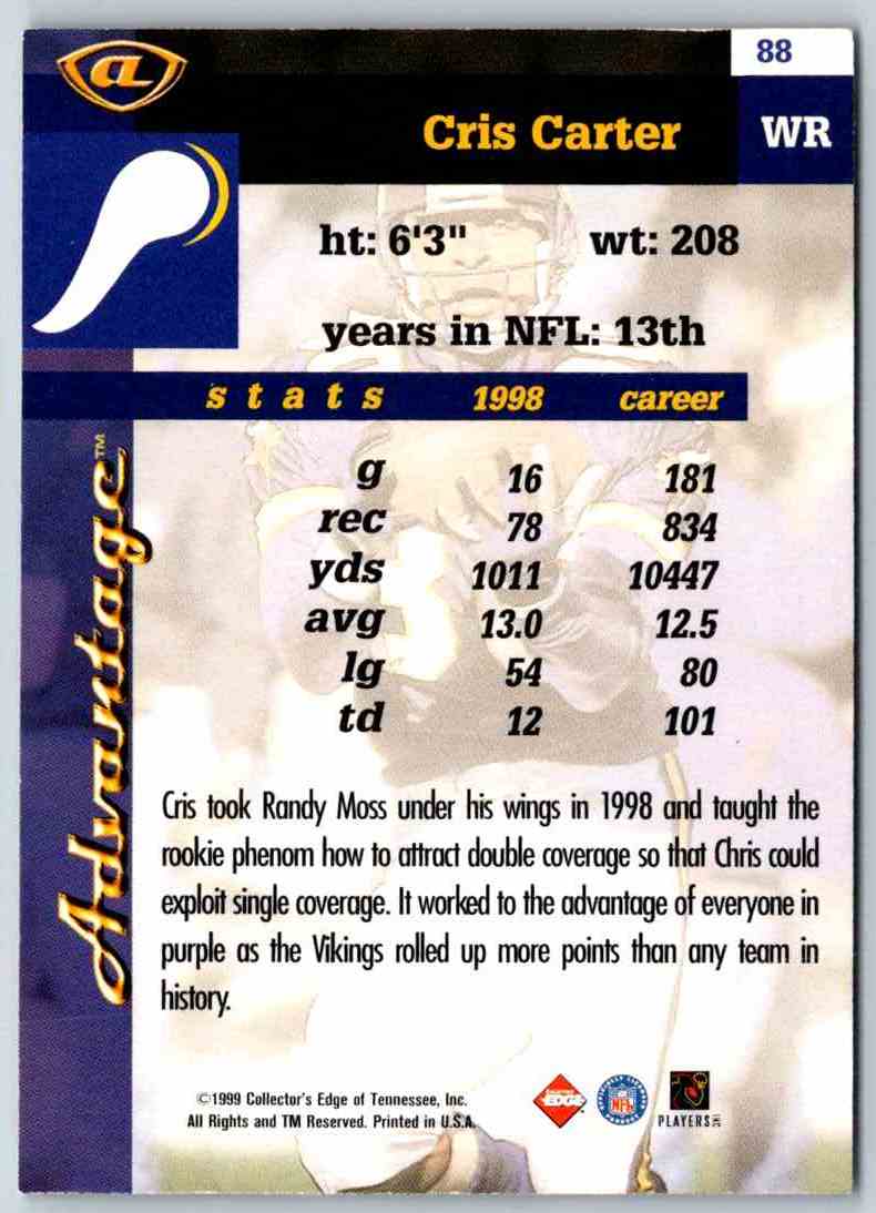 1998 Edge Cris Carter