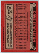1986 Topps Dave Stapleton