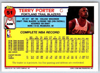 1991 Topps Terry Porter #51