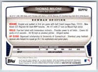 2014 Bowman Thomas Milone #BDPP42