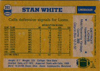 1982 Topps Stan White #353 EX