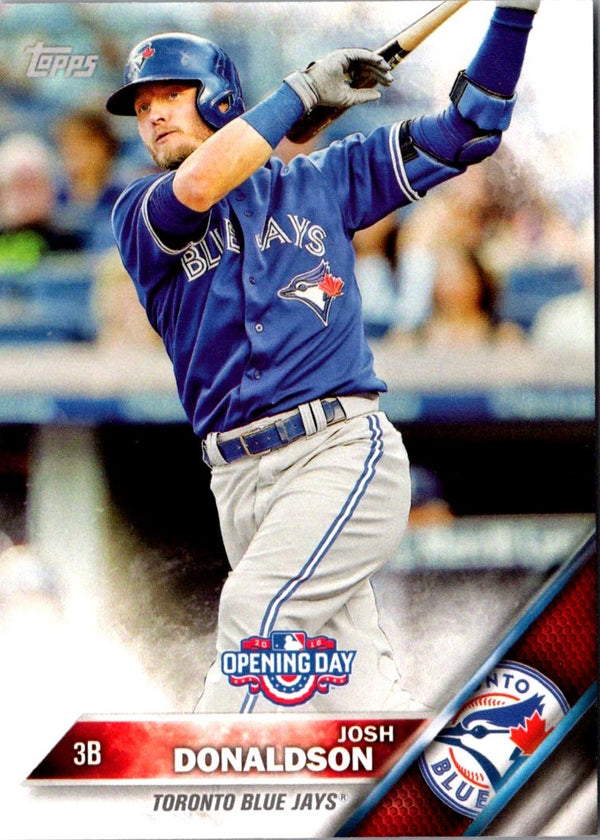 2016 Topps Opening Day Blue Foil Josh Donaldson #OD-50