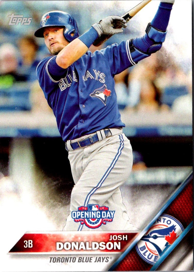 2016 Topps Opening Day Blue Foil Josh Donaldson