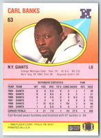 1990 Fleer Carl Banks #63