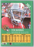 1991 Fleer Tom Rathman #362