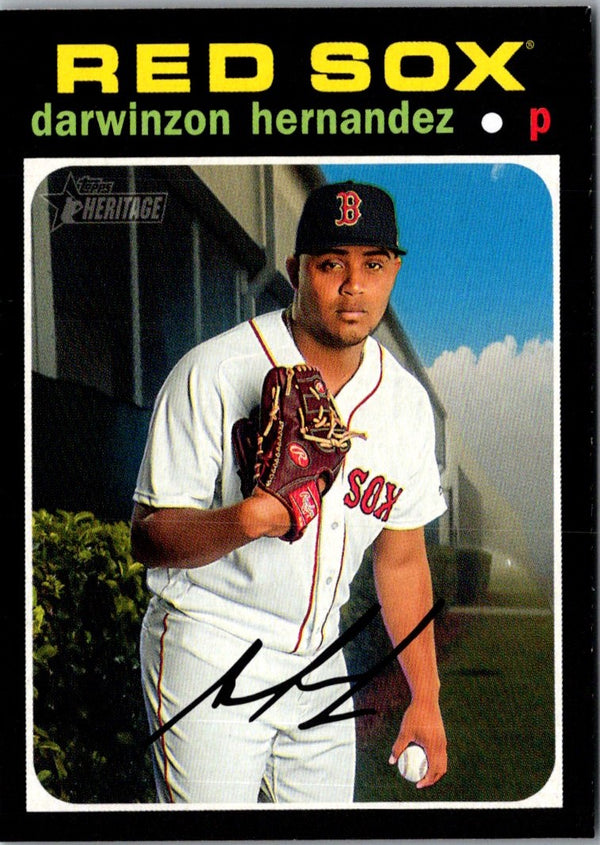 2020 Topps Heritage Darwinzon Hernandez #381