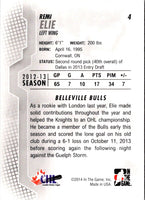2013 In The Game Heroes and Prospects Remi Elie #4