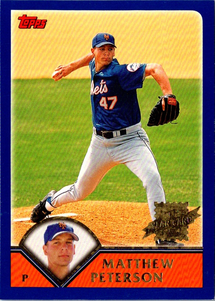 2003 Topps Matt Peterson