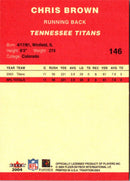 2004 Fleer Tradition Chris Brown
