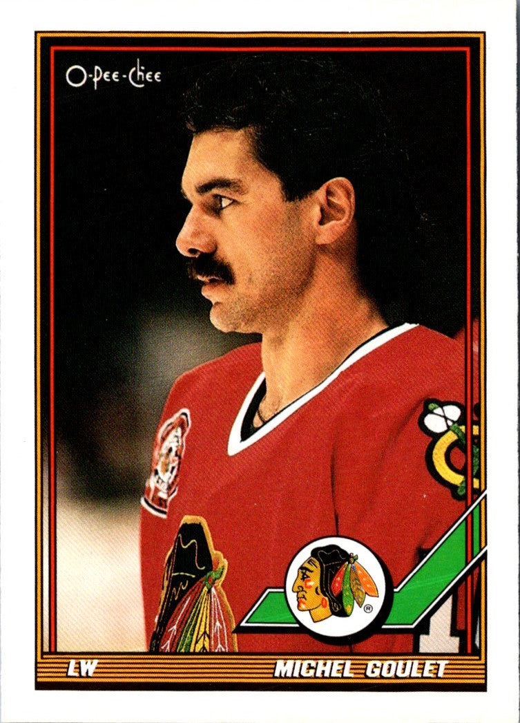 1991 O-Pee-Chee Michel Goulet