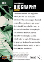 2010 Upper Deck Season Biography Lance Berkman #SB-99