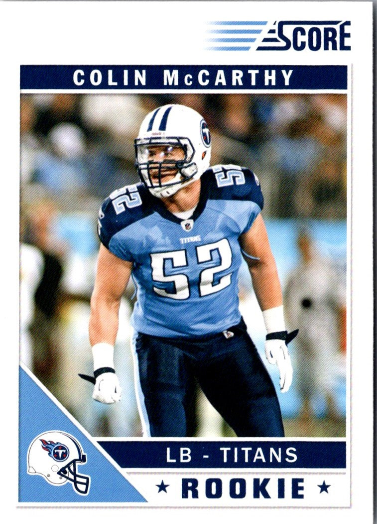 2011 Score Colin McCarthy